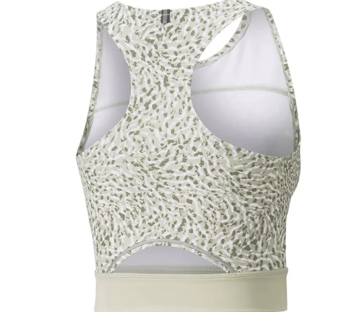Run High Shine Crop Tank